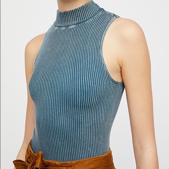 Free People Intimately Mock Neck Ribbed Tank - Picture 7 of 7
